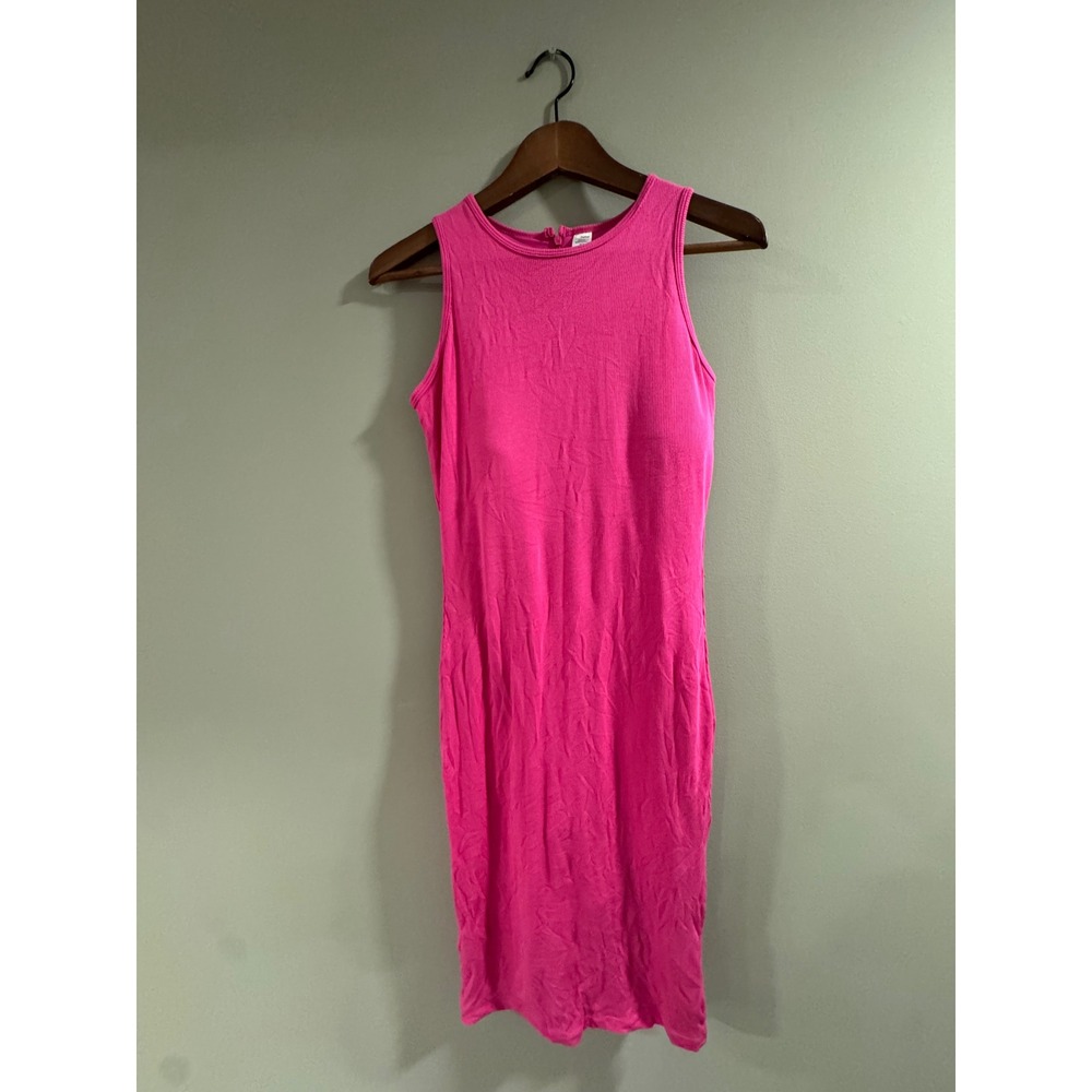 Popilush Shapewear Tummy Control Midi Dress with Built-in Bodysuit Size XL Pink - Picture 5 of 9